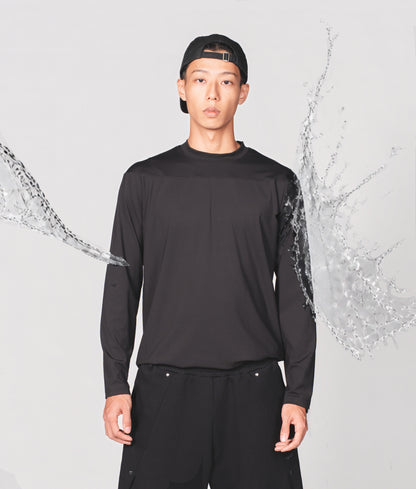 【撥水】0139. HYDRO-GUARD™  Cup Shoulder Long Sleeve (長袖) Tee