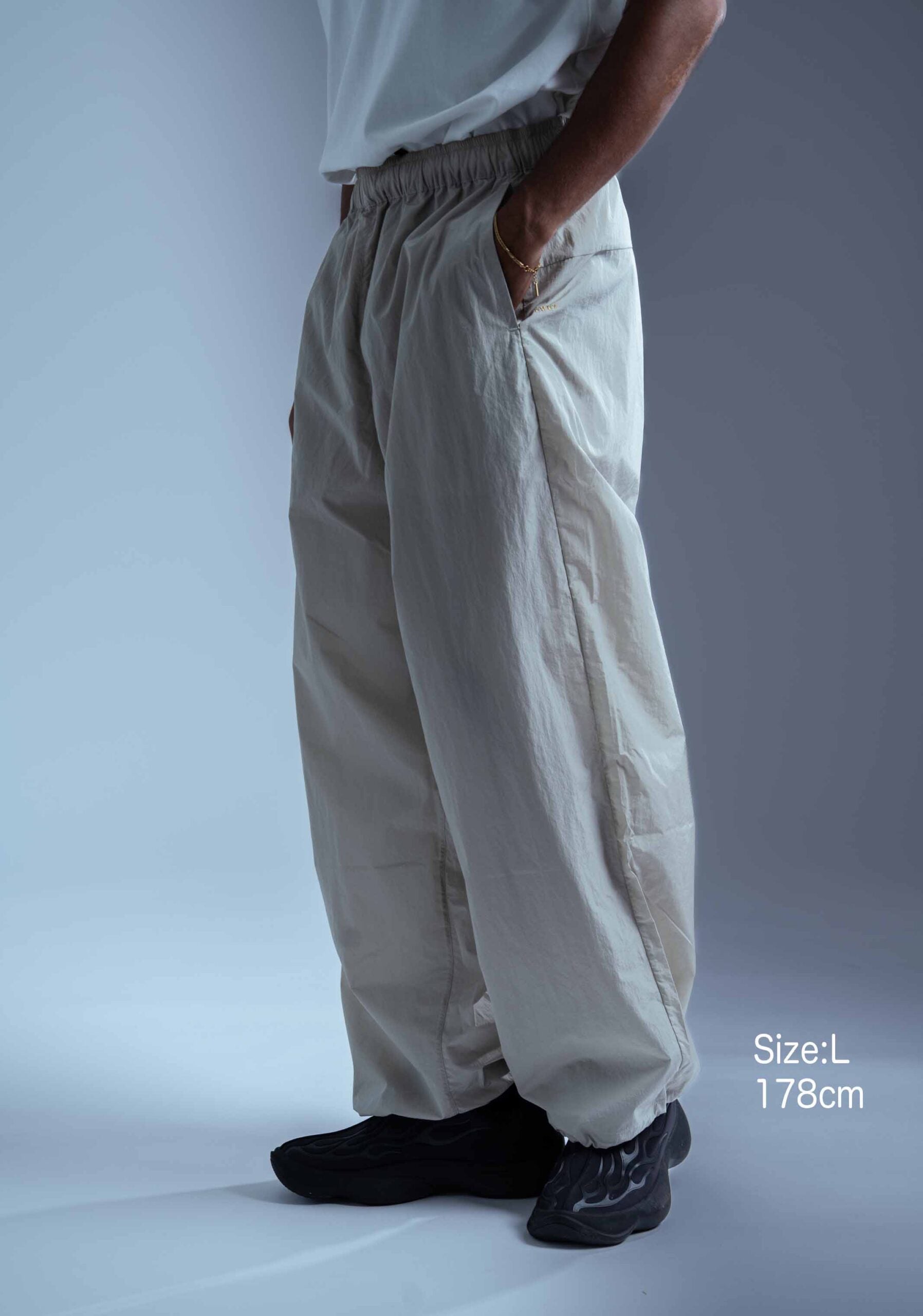 ナイロンワイドパンツ メンズ 0102. NYLON Wide-Pants - TENEZ通販