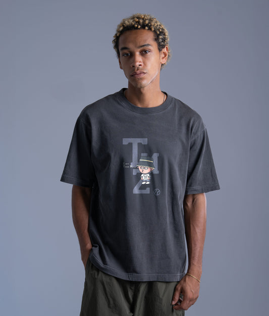 0113. AFTER-TRAINING Fade Cotton Tee "スネッチ"