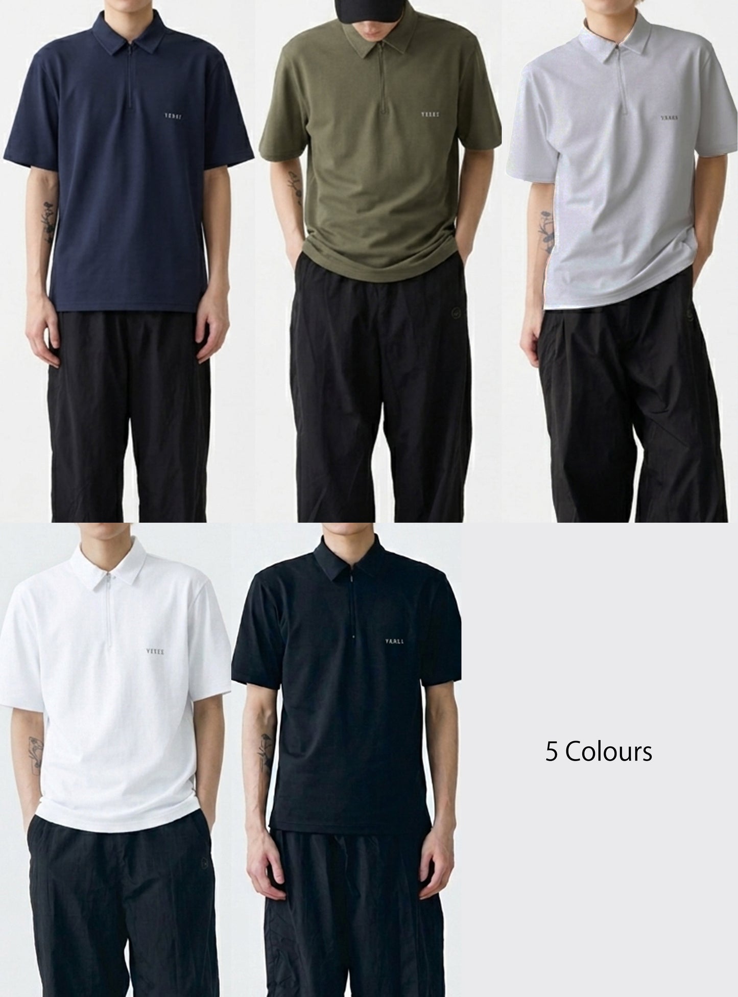 0132. MOON-TECH®︎ Zip Collar Shirt