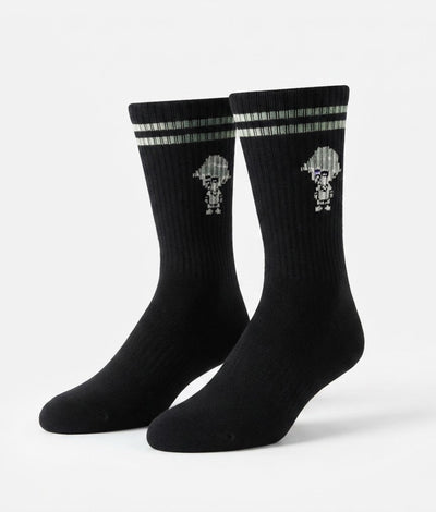 0136. Half Terry Arch Support Socks "スネッチ”