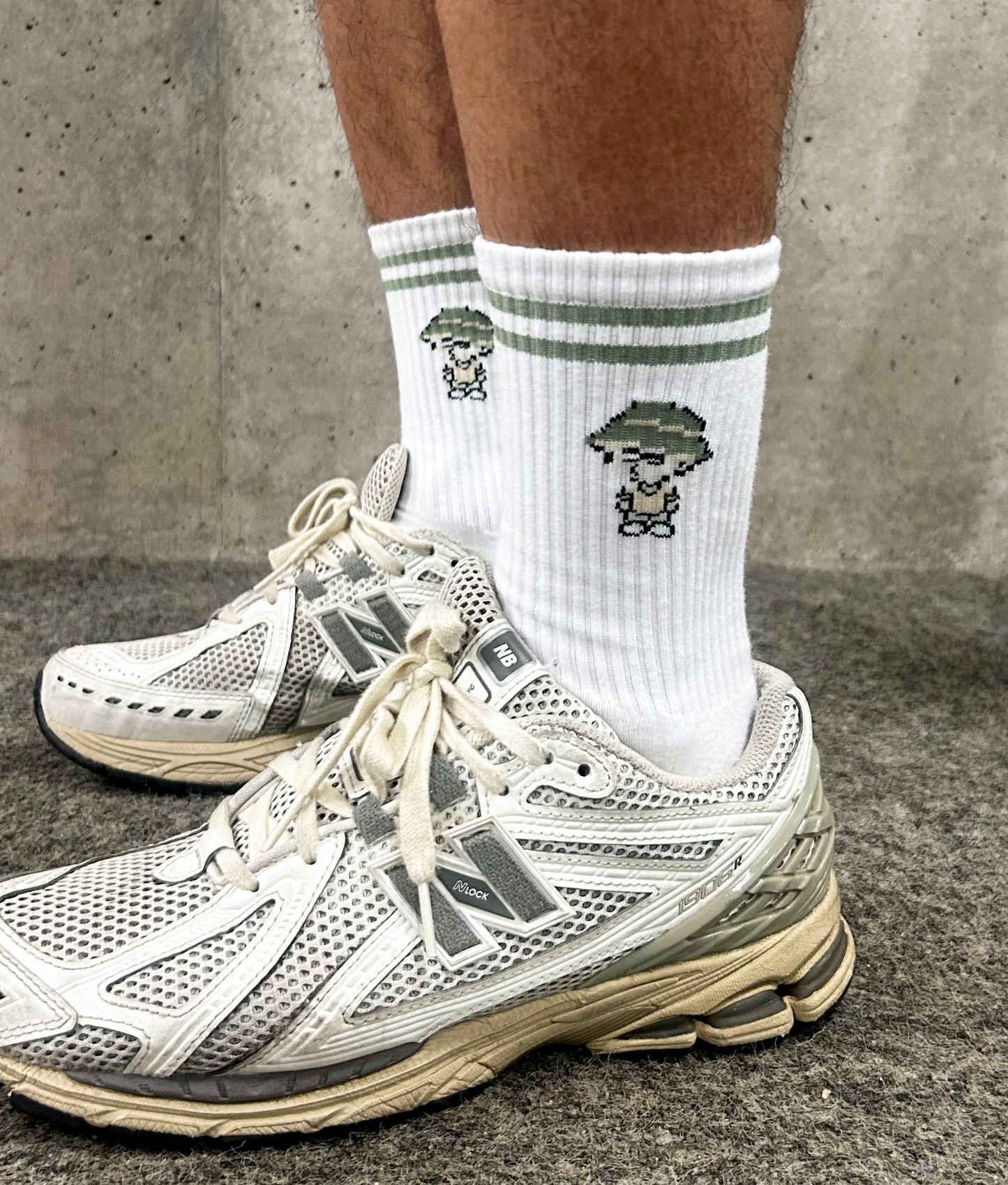 0136. Half Terry Arch Support Socks "スネッチ”