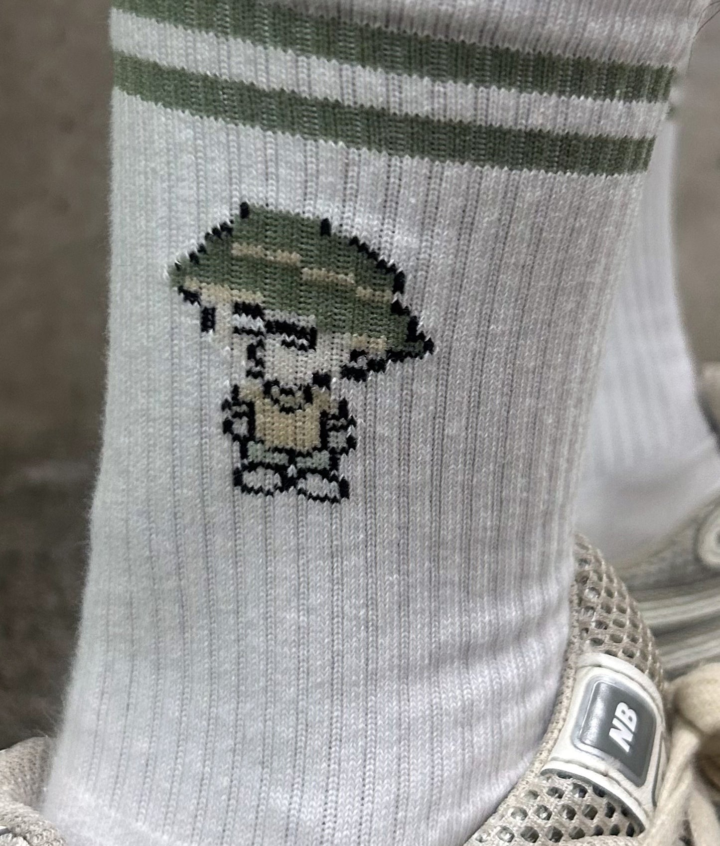 0136. Half Terry Arch Support Socks "スネッチ”