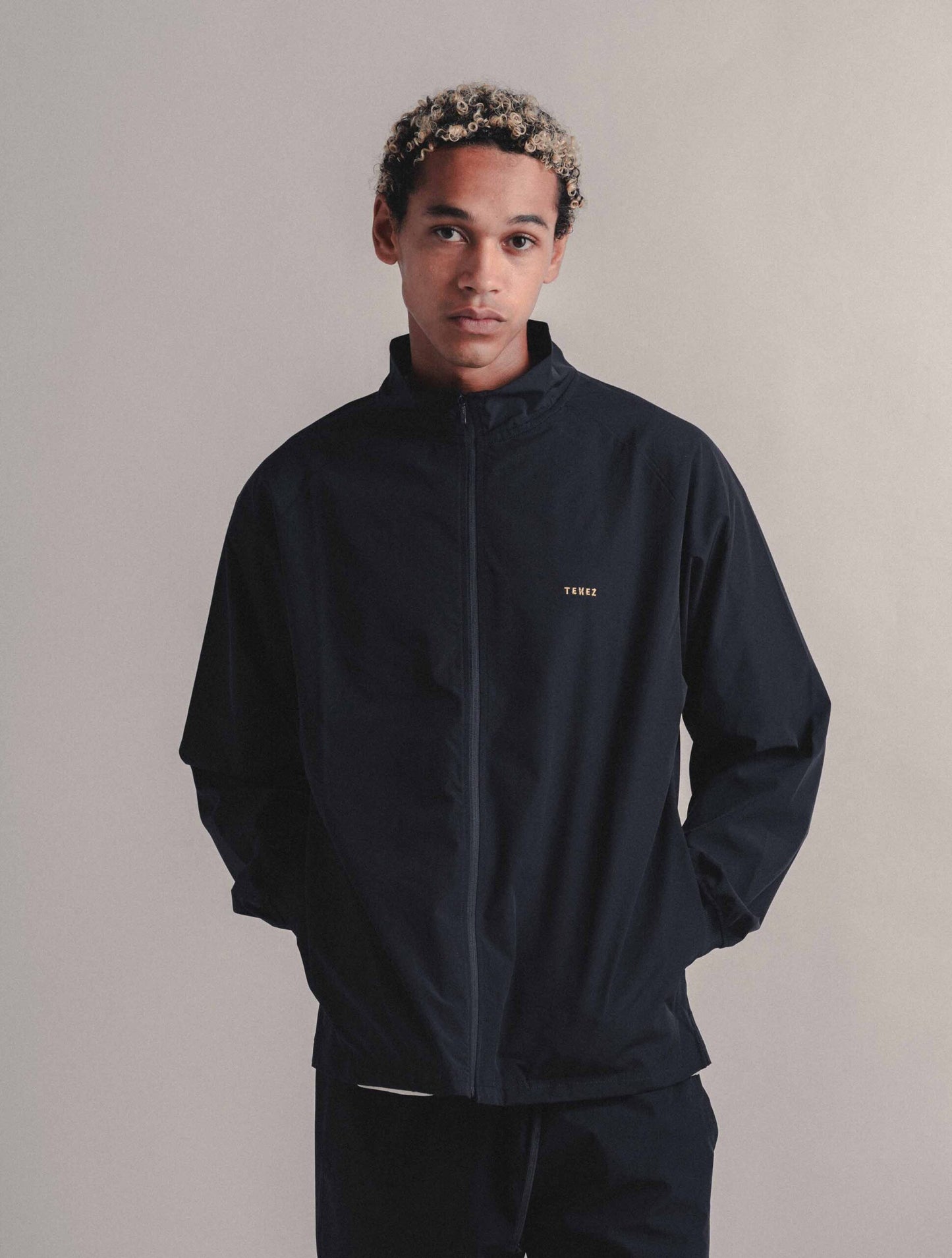 0080. NYLON-STRECH Track Jacket
