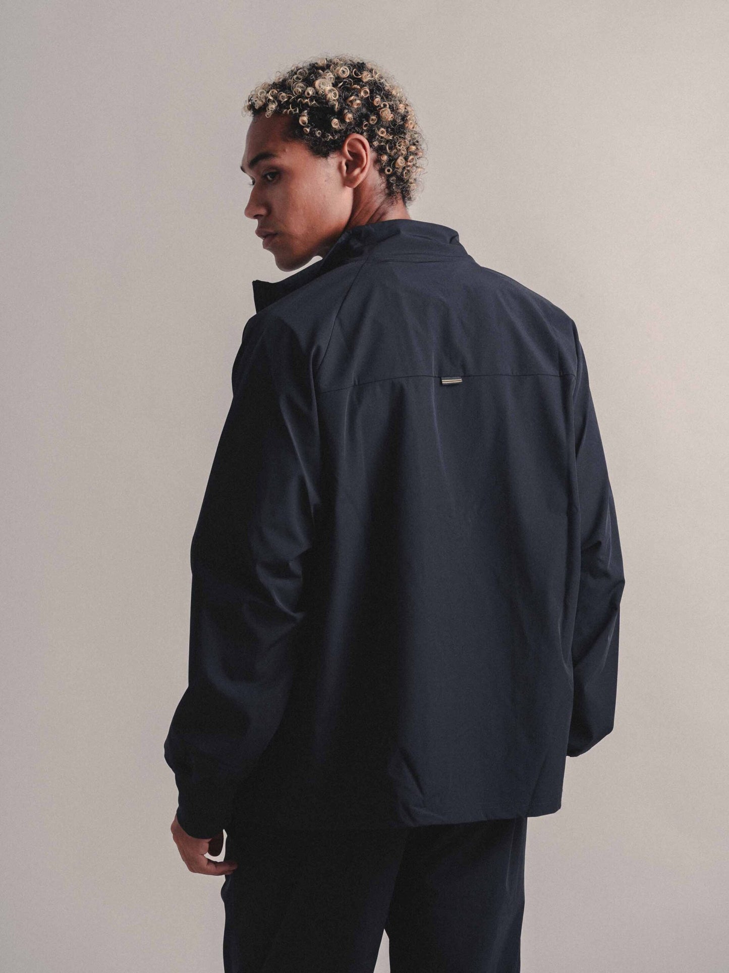 0080. NYLON-STRECH Track Jacket