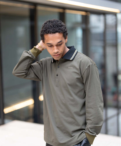 0091. MOON-TECH®︎ Long Sleeve Collar Shirt
